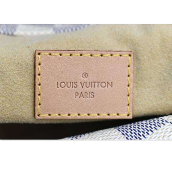 LOUIS VUITTON Artsy MM Damier Azur Hobo Bag White