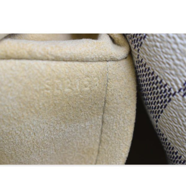 LOUIS VUITTON Artsy MM Damier Azur Hobo Bag White