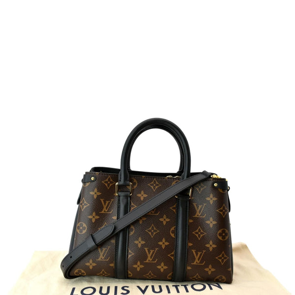 LOUIS VUITTON Soufflot BB Monogram Canvas Shoulder Crossbody Bag Black