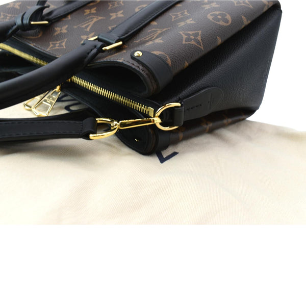 LOUIS VUITTON Soufflot BB Monogram Canvas Shoulder Crossbody Bag Black