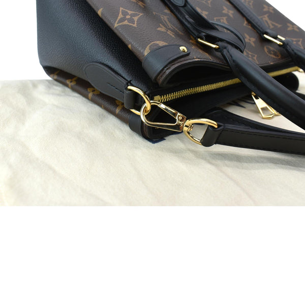 LOUIS VUITTON Soufflot BB Monogram Canvas Shoulder Crossbody Bag Black