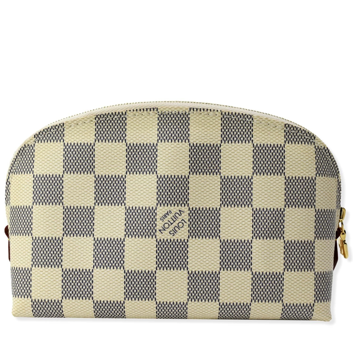 LOUIS VUITTON  Damier Azur Cosmetic Pouch White