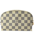 LOUIS VUITTON  Damier Azur Cosmetic Pouch White