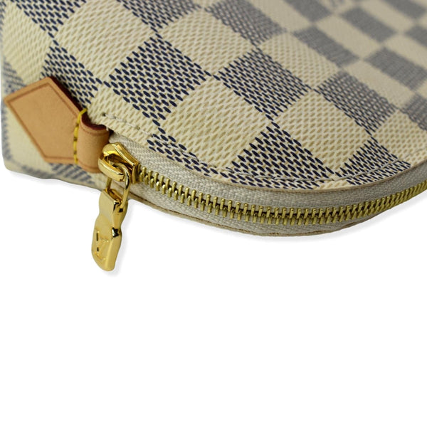 LOUIS VUITTON  Damier Azur Cosmetic Pouch White