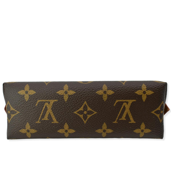 LOUIS VUITTON Monogram Canvas Cosmetic Pouch Brown