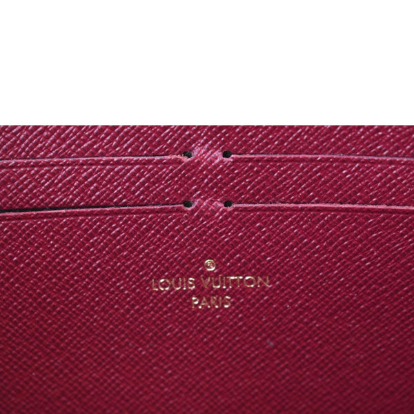 LOUIS VUITTON Zip Around Monogram Canvas Wallet Brown