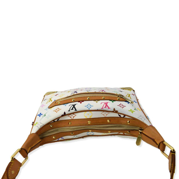 LOUIS VUITTON Boulogne Multicolor Monogram Canvas Shoulder Bag White