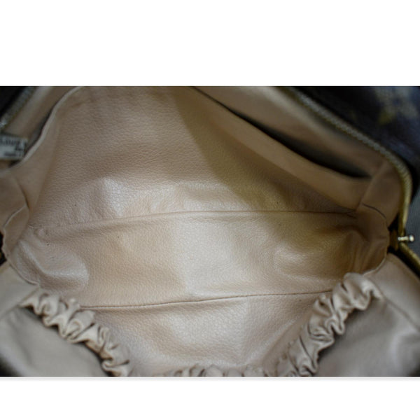 LOUIS VUITTON Monogram Canvas Trousse Toilette 28 Clutch Brown
