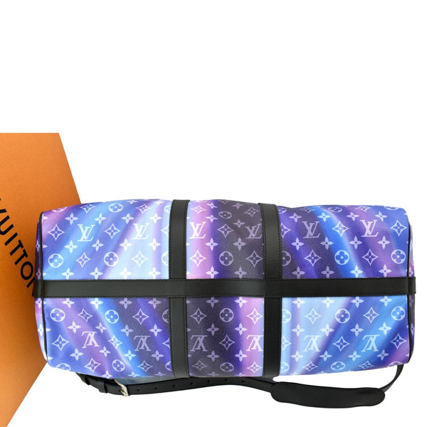 LOUIS VUITTON Sunset Keepall 50 Bandouliere Monogram Leather Travel Bag Multicolor