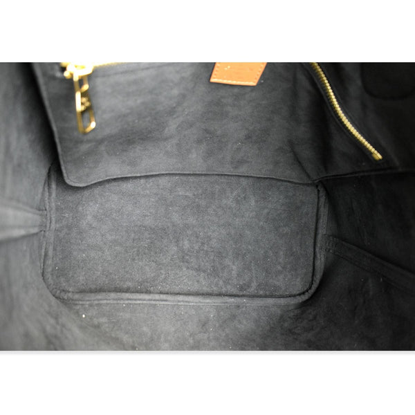 LOUIS VUITTON Neverfull MM Wild At Heart Monogram Giant Tote Bag Black