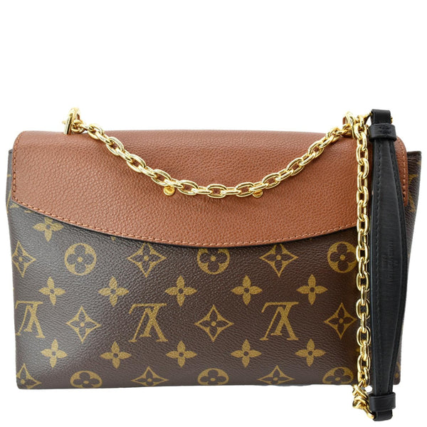 LOUIS VUITTON Saint Placide Monogram Canvas Crossbody Bag Brown