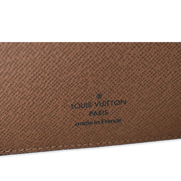 LOUIS VUITTON Monogram Canvas Note Book Cover Brown