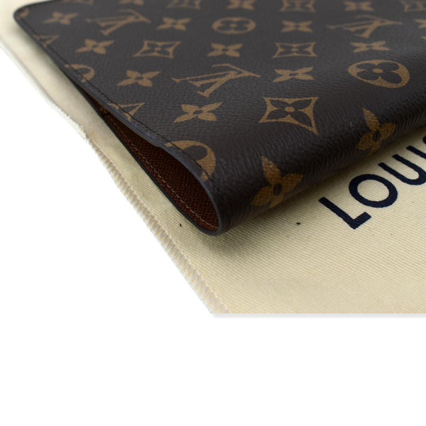 LOUIS VUITTON Monogram Canvas Note Book Cover Brown