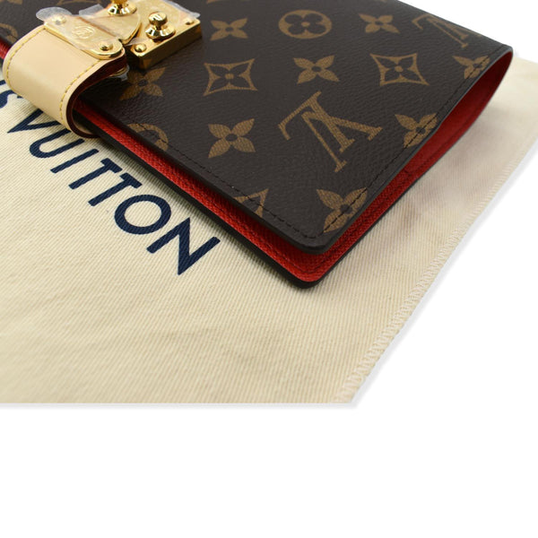 LOUIS VUITTON Monogram Canvas Paul MM Notebook Cover Brown