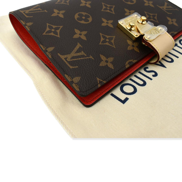 LOUIS VUITTON Monogram Canvas Paul MM Notebook Cover Brown