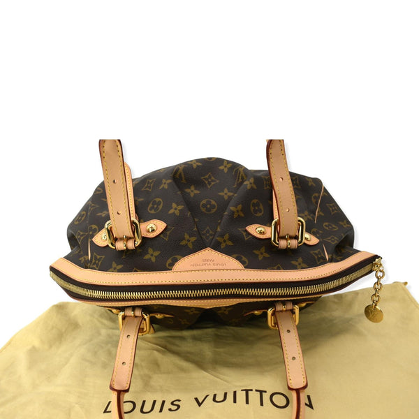 LOUIS VUITTON Tivoli GM Monogram Canvas Shoulder Bag Brown