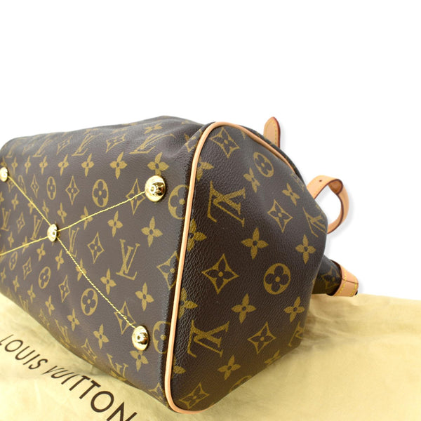 LOUIS VUITTON Tivoli GM Monogram Canvas Shoulder Bag Brown