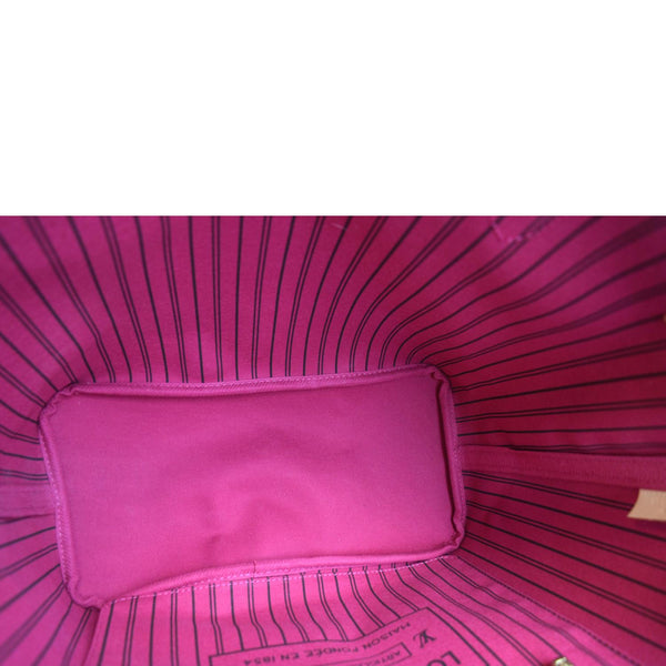 LOUIS VUITTON Neverfull MM Monogram Canvas Tote Bag Brown