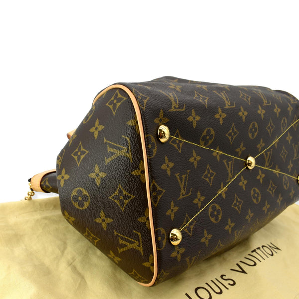 LOUIS VUITTON Tivoli GM Monogram Canvas Shoulder Bag Brown