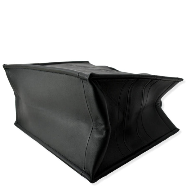 CHRISTIAN DIOR Medium Dior Book Calfskin Tote Bag Black