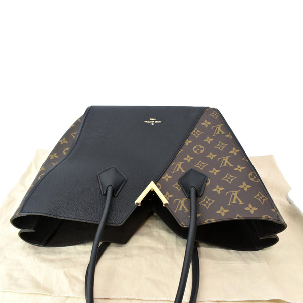 LOUIS VUITTON Kimono Monogram Leather Tote Bag Brown/Black