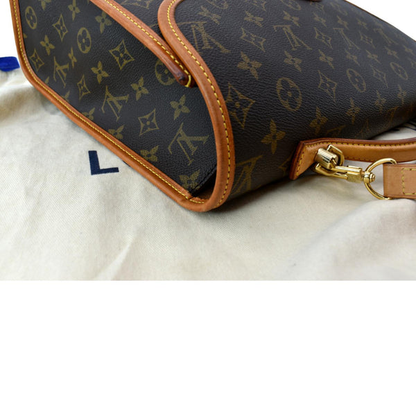 Louis Vuitton Beverly GM Monogram Canvas Briefcase Crossbody Bag Brown