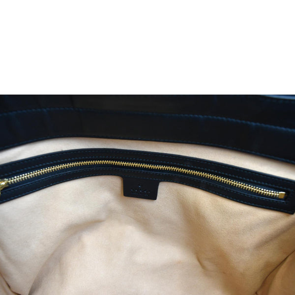 Gucci Ophidia GG Suede Patent Web Top Handle Bag-DDH