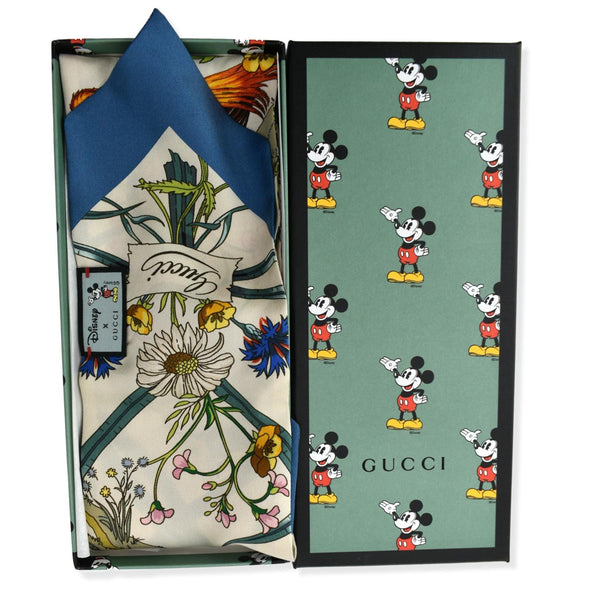GUCCI Disney x Silk Scarf Multicolor
