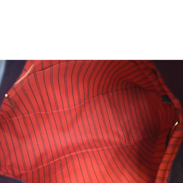 LOUIS VUITTON Artsy MM Empreinte Leather Shoulder Bag Navy Blue