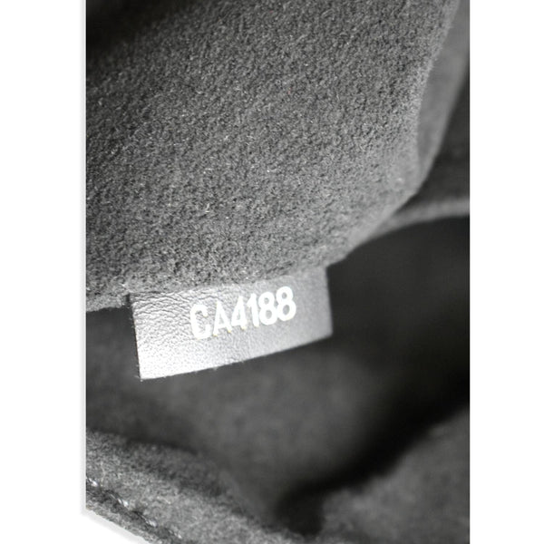 LOUIS VUITTON V BB Monogram Empreinte Tote Shoulder Bag Beige/Black