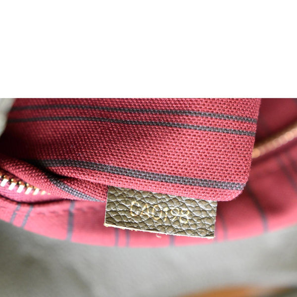 LOUIS VUITTON Artsy MM Empreinte Leather Shoulder Bag Green