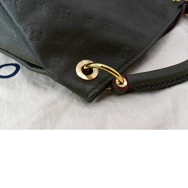 LOUIS VUITTON Artsy MM Empreinte Leather Shoulder Bag Green