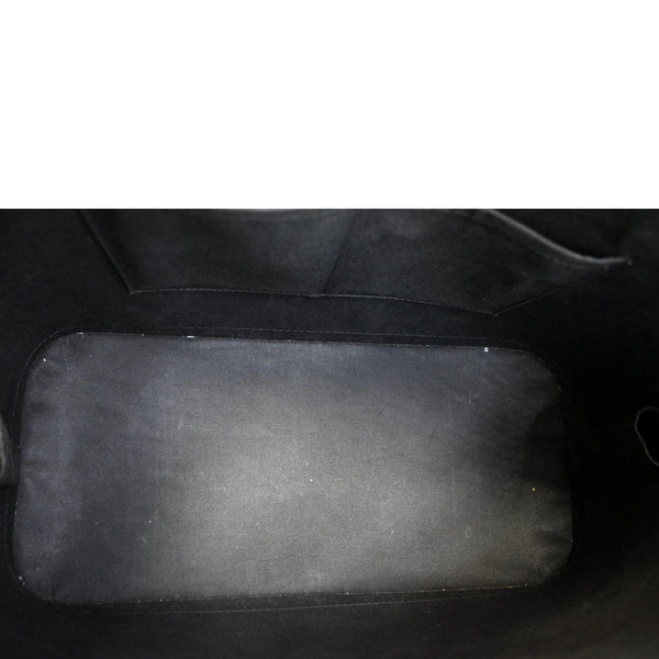 LOUIS VUITTON Alma GM Monogram Vernis Leather Satchel Bag Black