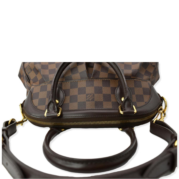 LOUIS VUITTON Trevi PM Damier Ebene Satchel Shoulder Bag Brown
