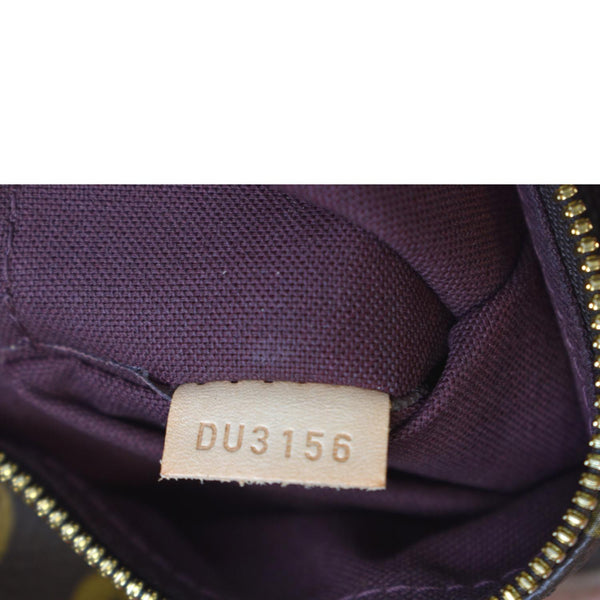 LOUIS VUITTON Berri PM Monogram Canvas Shoulder Bag Brown