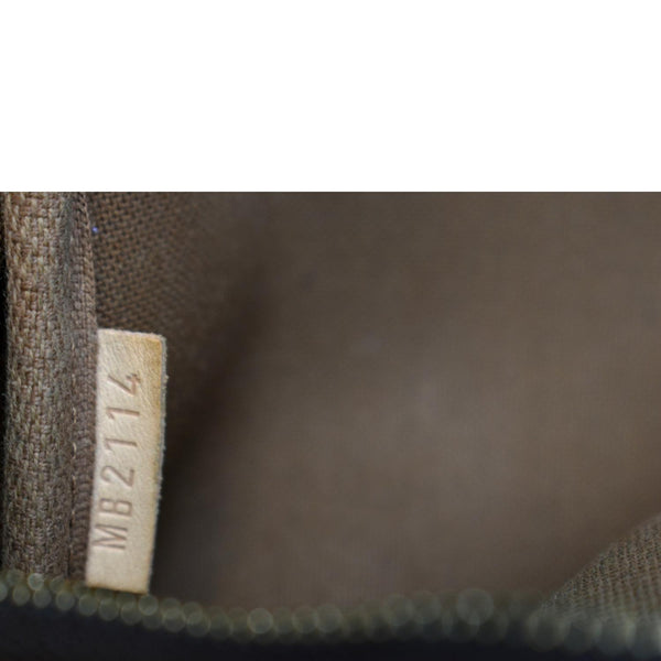 LOUIS VUITTON Eva Monogram Canvas Pochette Crossbody Bag Brown