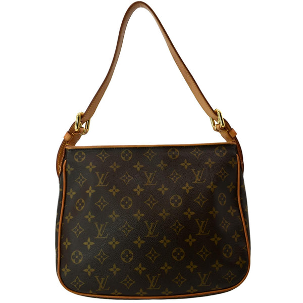 LOUIS VUITTON Hudson GM Monogram Canvas Shoulder Bag Brown