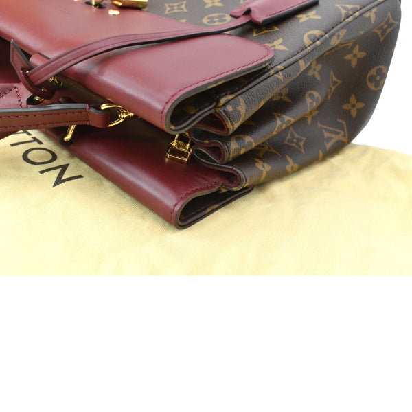 LOUIS VUITTON Venus Monogram Canvas 2way Shoulder Bag Red