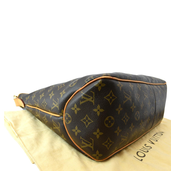 LOUIS VUITTON Delightful MM Monogram Canvas Hobo Bag Brown