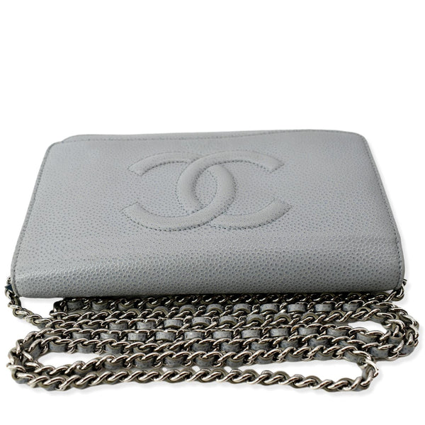 CHANEL Timeless CC WOC Caviar Leather Crossbody Bag Pastel Blue
