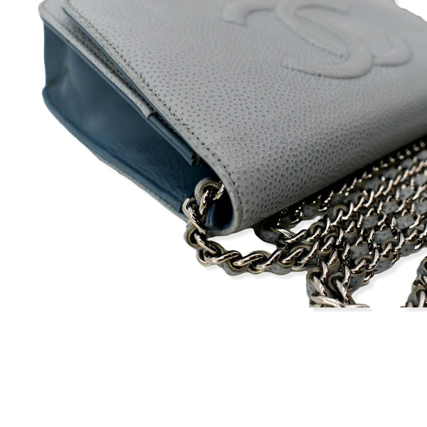 CHANEL Timeless CC WOC Caviar Leather Crossbody Bag Pastel Blue