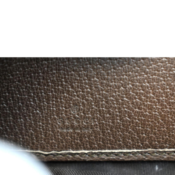 GUCCI Ophidia GG Supreme Canvas Zip Wallet Beige 523154