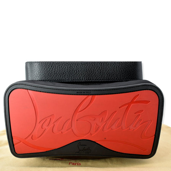 CHRISTIAN LOUBOUTIN Backloubi Small Nylon Backpack Bag Black