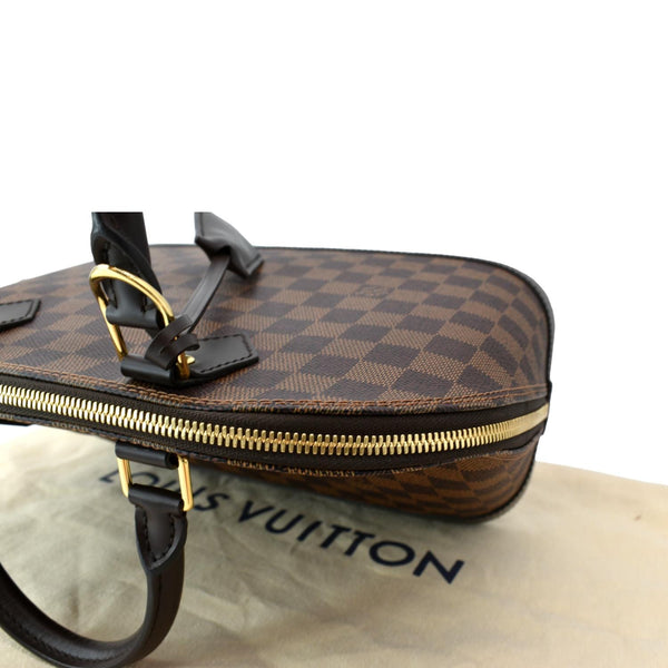 LOUIS VUITTON Alma PM Damier Ebene Satchel Bag Brown