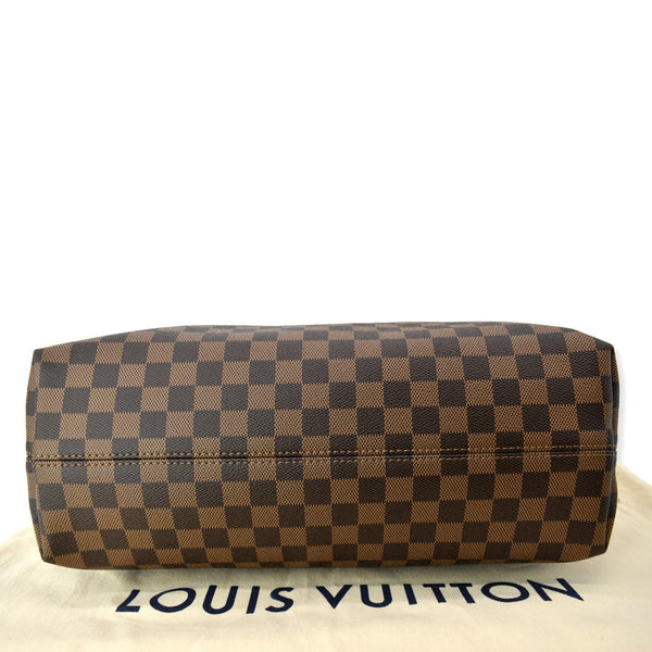 LOUIS VUITTON Graceful MM Damier Ebene Shoulder Bag Brown