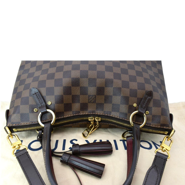 LOUIS VUITTON Lymington Damier Ebene Shoulder Bag Brown