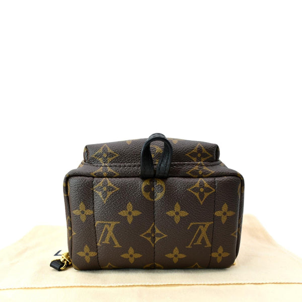 LOUIS VUITTON Palm Springs Mini Monogram Canvas Backpack Brown