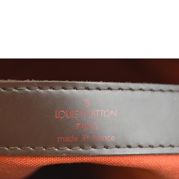 LOUIS VUITTON Naviglio Damier Ebene Messenger Bag Brown