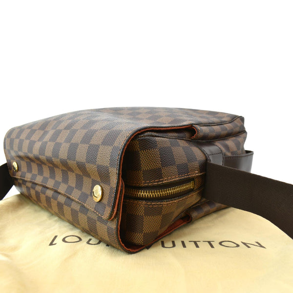LOUIS VUITTON Naviglio Damier Ebene Messenger Bag Brown