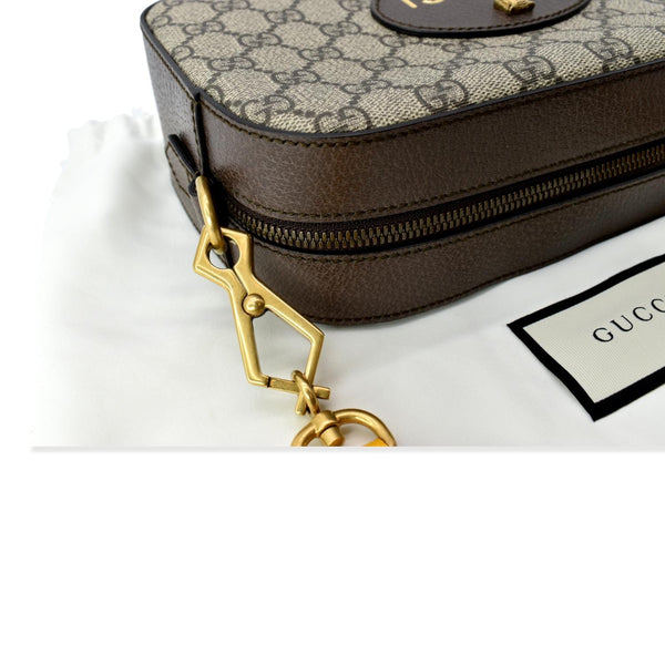 GUCCI Neo Vintage GG Supreme Canvas Messenger Bag Beige 476466